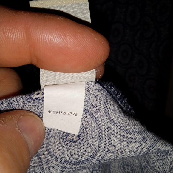 Geo Pattern Tunic Sonoma Lightweight V-Neck 3/4 Slve. Girl Boss Casual Flowy XL - Picture 9 of 9